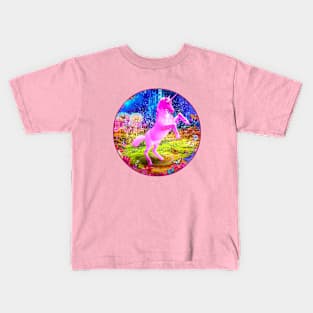 Valentina's Pink Unicorn Kids T-Shirt